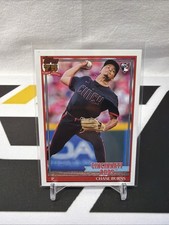 2026 Topps Series 1 1991 Topps #T91-73 Chase Burns RC Rookie Card Cincinnati Red. rookie card picture
