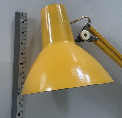 MAXAM Denmark Vintage Yellow Metal Desk Lamp with Clamp Works | eBay