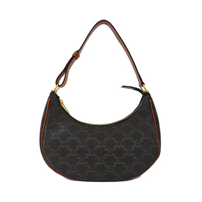 CELINE AVA Handbags Leather Brown Free Shipping | Duties Paid