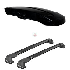 Dachbox Thule Vector Alpine + Dachträger Thule für Renault Espace IV Typ JK neu