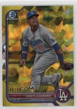 2022 Bowman Chrome Draft Sapphire Edition Yellow 46/99 Eddys Leonard 9hx