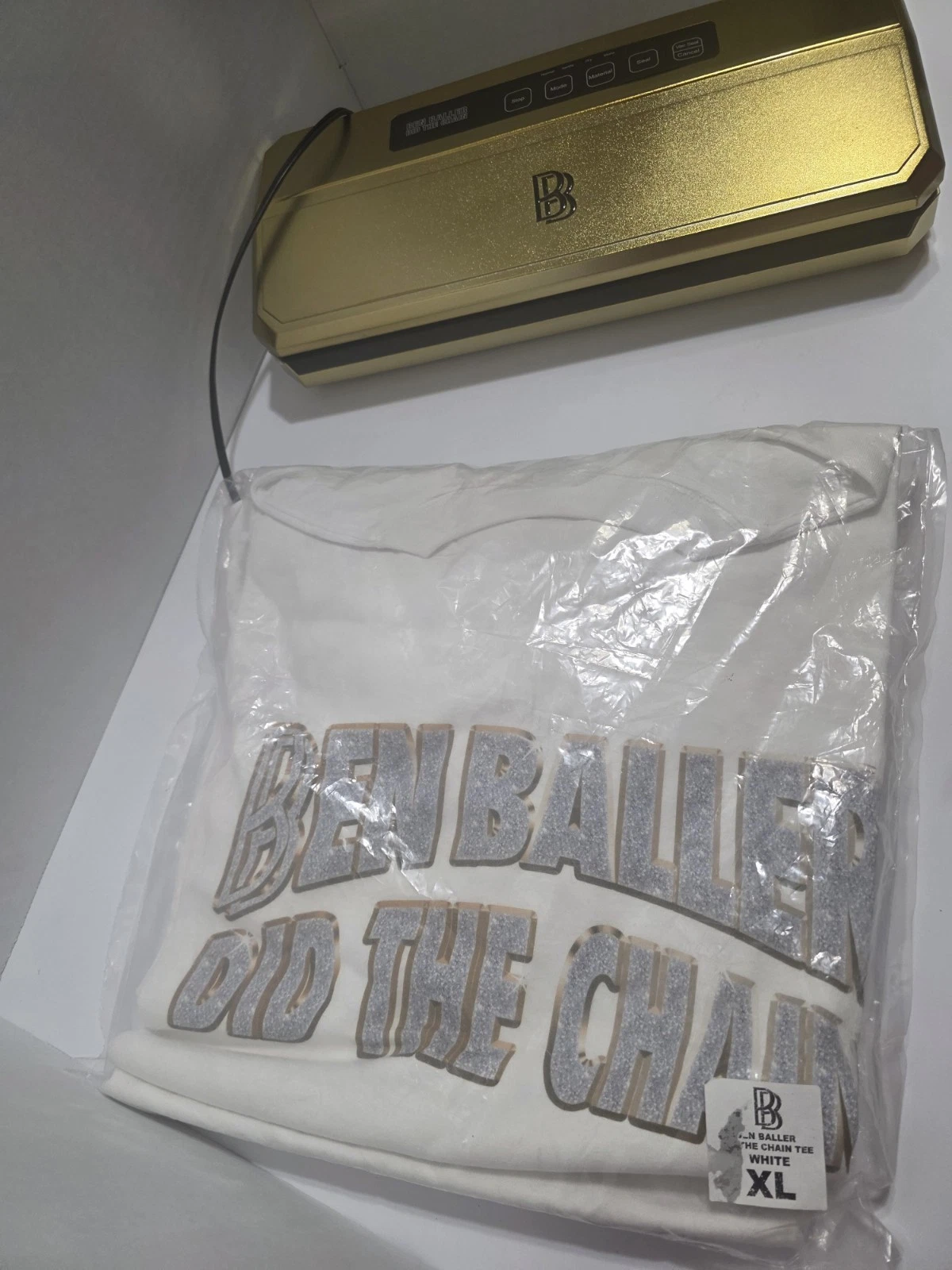 Ben Baller Did The Chain Gold Electric Vacuum Sealer, Normal & Gentle Modes