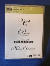 Stampin' Up 'Greetings of the Season' cling stamp set