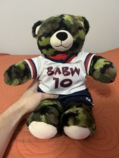 BUILD A BEAR BABW 17" Camouflage Bear Plush Stuffed Animal