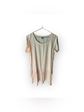 Aerie Lightweight Pale Pink Short Sleeve Scoop Neck Slip dress gown