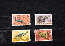 BRITISH HONDURAS  1970  CENCUC OP  S 254-257   MNH