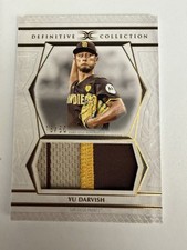 2025 Topps Definitive Collection Yu Darvish Jumbo Patch Padres DJRC-YD