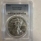 2009 PCGS MS-69 American Silver Eagle 1oz. Blue Label