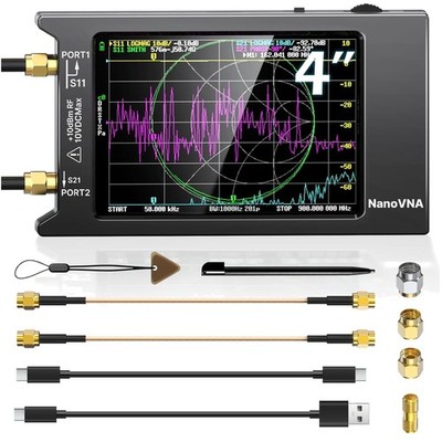 V4.4 Antenna Analyzer 1.5GHz Touch Screen Portable RF Tester