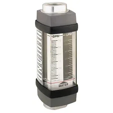 Hedland H755s-020 Flowmeter, Gpm/Lpm 2.0 - 20 / 10-76