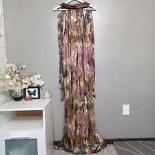 Lauren Ralph Lauren Floral Satin Halter Gown Womens Size 8 New With Tags