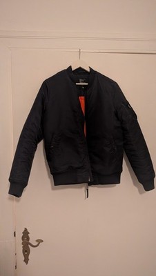 Vintage Industries Bomberjacke Flight Jacket Blau Navy Gr. S