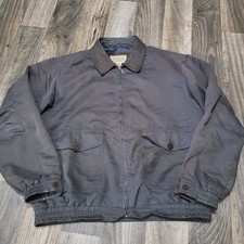 VTG LL Bean Jacket Men s Sz L Coat Cowhide Le...