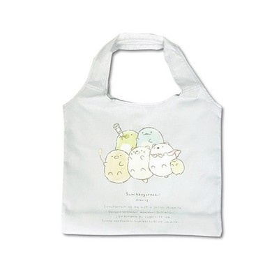 Sumikkogurashi Shopping Bag Blue ''Sumikko Drawing'' 2025 San-X JP LTD Original