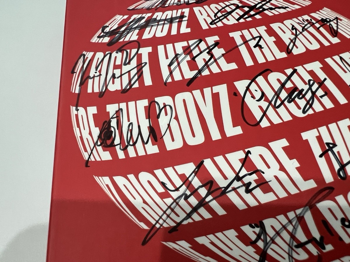 USA SELLER] THE BOYZ - The Sphere (REAL ver.) SIGNED PROMO ALBUM