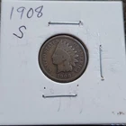 *"1908" S INDIAN HEAD  One Cent*