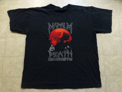 RARE! Napalm Death Black Cotton All size S-5XL Unisex Shirt BL198
