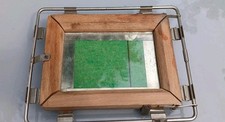 Antiker Belichtungsrahmen um 1900 aus Holz 24x19cm RARIT&Auml;T