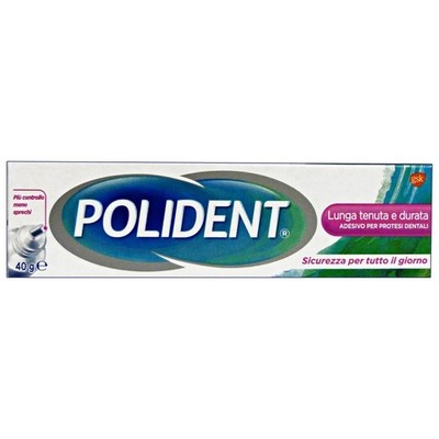 Polident Haftcreme Für Prothesen Zähne, Weiß, 40 Gramm, Langzeit