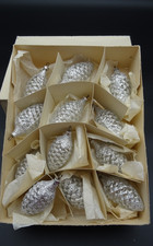 DDR Christbaumschmuck Zapfen  Glas Weihnachtsbaumschmuck 42/2