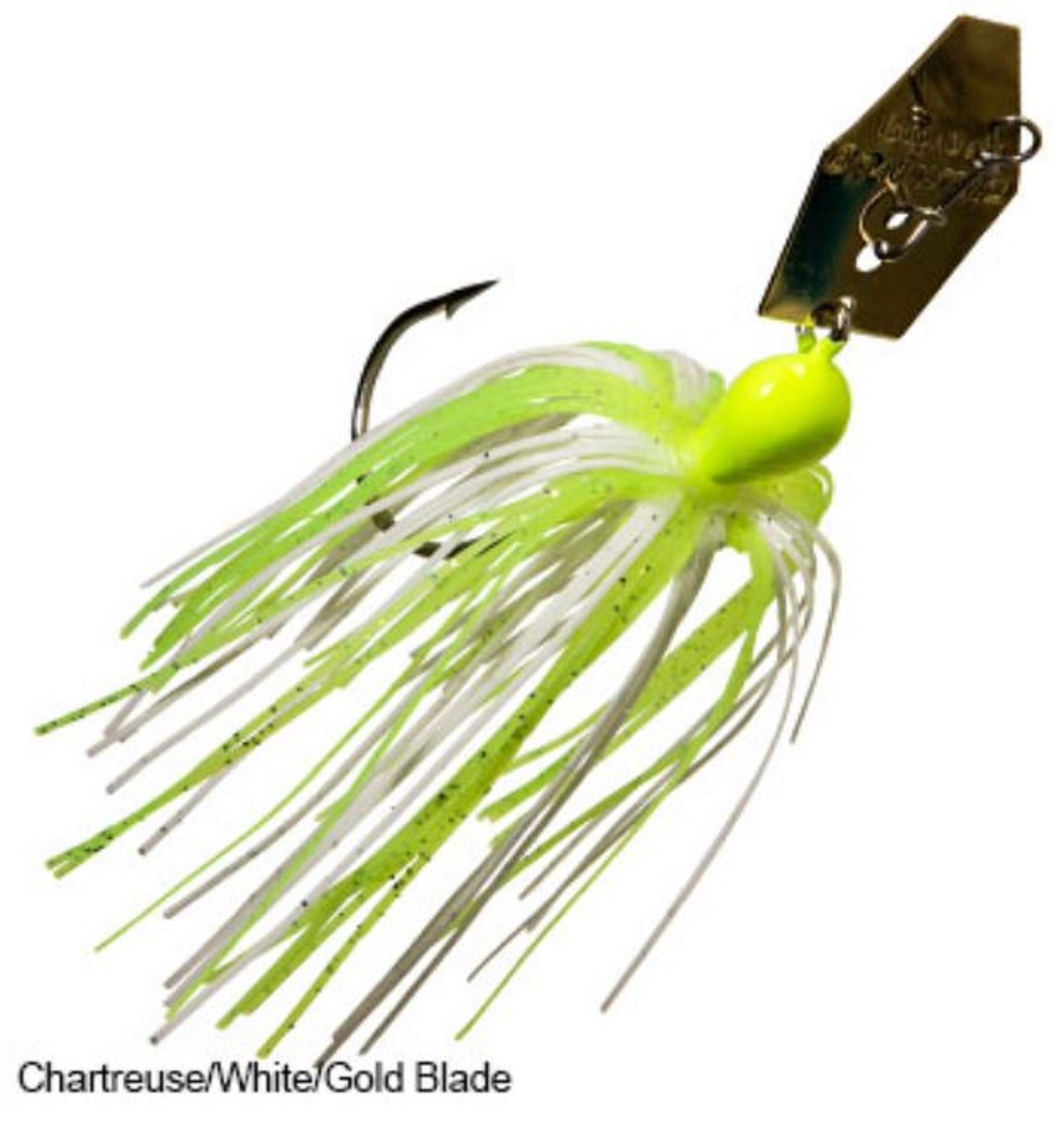 Zman Chatterbait 1/4 oz Sinking Lure Chart White Gold (0259) - Image 5