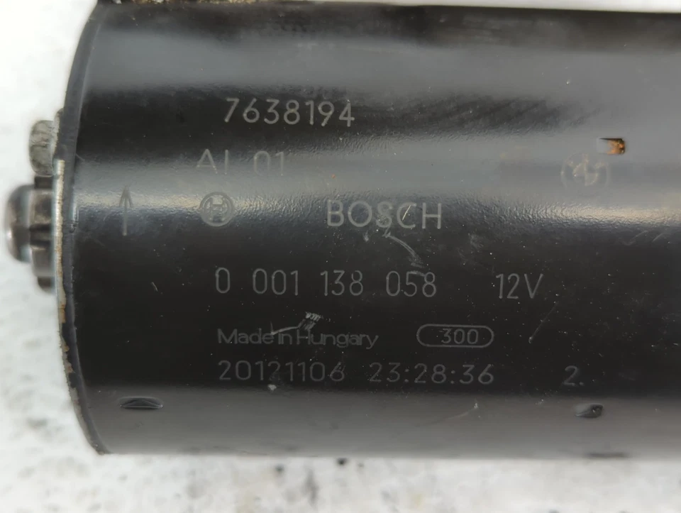 BMW 328i 2013-2016 motor de arranque de coche solenoide OEM Z3OI9 Foto 2 de 4