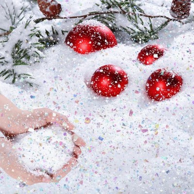 Christmas Twinkles Snow 5.3oz/150g Fake Craft Decoration Artificial Flake Fak...