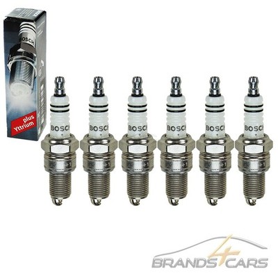 6x BOSCH ZÜNDKERZE ZÜNDKERZEN WR7DC+ FÜR ALFA ROMEO 6 2.0 2.5 83-86