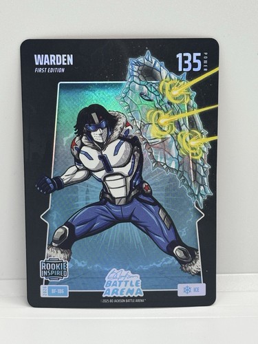 2026 Bo Jackson Battle Arena #BF-186 `WARDEN` Cam Ward Ice Battlefoil RC