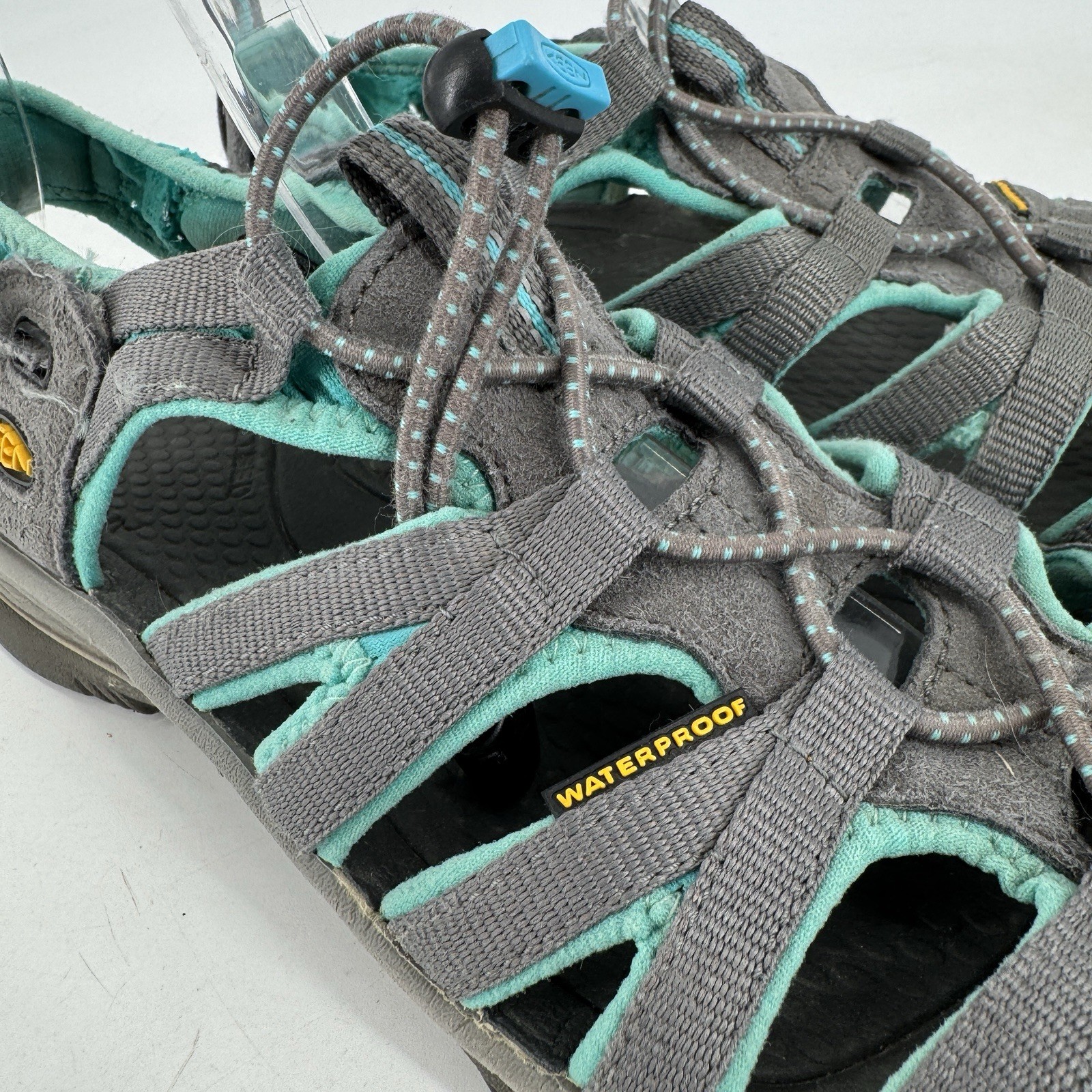 Sandali Keen donna 7 grigio teal sussurro gorpcore granola ragazza escursionismo impermeabili