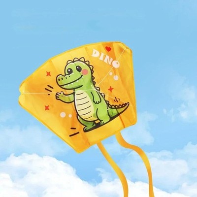 Easy Fly Rainbow Parafoil Kite Polyester Ripstop Long Tail Pocket Kite