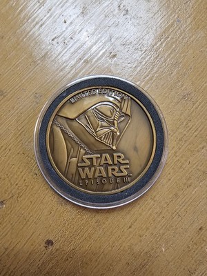 STAR WARS Episode III Limited Edition Coin 2005 Challenge 2'' Medallion 3 Vader
