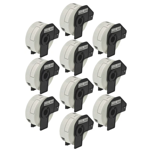 10x rouleaux d'étiquettes pour Brother DK-11201