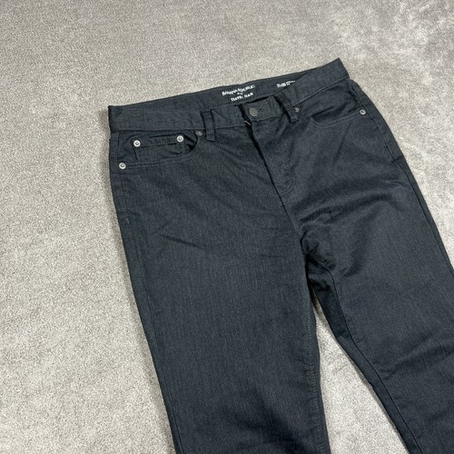 Pantalones de mezclilla de viaje Banana Republic para hombre 31 x 30 gris calce deportivo 5 bolsillos usados en excelente estado - Imagen 2 de 9