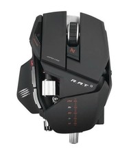 MAD CATZ R .A.T. 9 PC-Maus / Gaming / Computermaus mit Zubehör in Schwarz