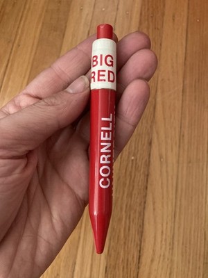 Vintage CORNELL University Pen Old College JUMBO big red souvenier campus