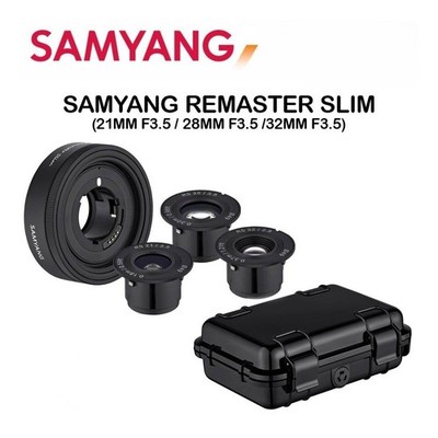 Samyang Remaster Slim FE 21mm F3.5, 28mm F3.5, 32mm F2.8 Sony E-Mount