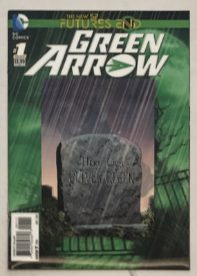 Green Arrow: Futures End #1 Lenticular 3D Cover (Death of Oliver Queen) NMMT KEY