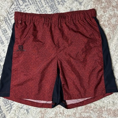 Salomon Agile Running Shorts Reflective Gym Running Breathable - Medium