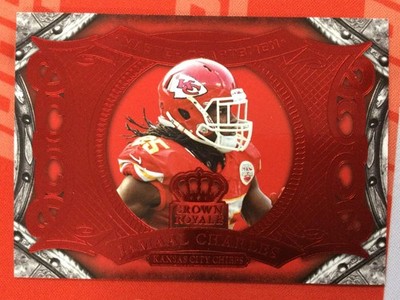 2014 Panini Crown Royale #MC6 Jamaal Charles Chiefs Master Craftsmen Red