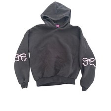 NWOT Edikted Women  s Viral Pink Bow Hoodie Size S