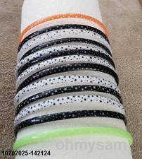 CLOSEOUT NEW MULTI COLOR PLASTIC THIN HARD HEADBAND /COMB /1/4" WIDE /STAR PRINT