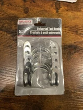 🐝 5 PC Universal Metal Tool Hooks Hanger Tool Bench Hardware Organizers #️⃣