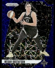 2024 Panini Prizm WNBA Megan Gustafson Blue Velocity Prizm