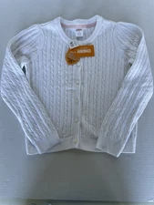 Gymboree White Cable Knit Sweater Girls Size 10 New With Tags Originally 32.95