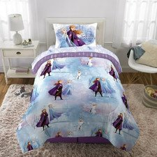 Disney Frozen II "Snow Wheat" 4pc Twin Bed In A Bag