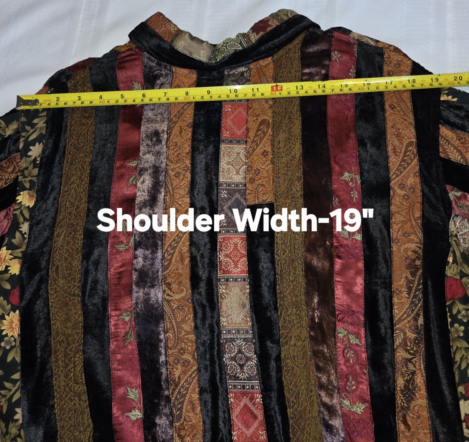 Coldwater Creek Patchwork Jacket  2X Sequins  Mix… - image 15