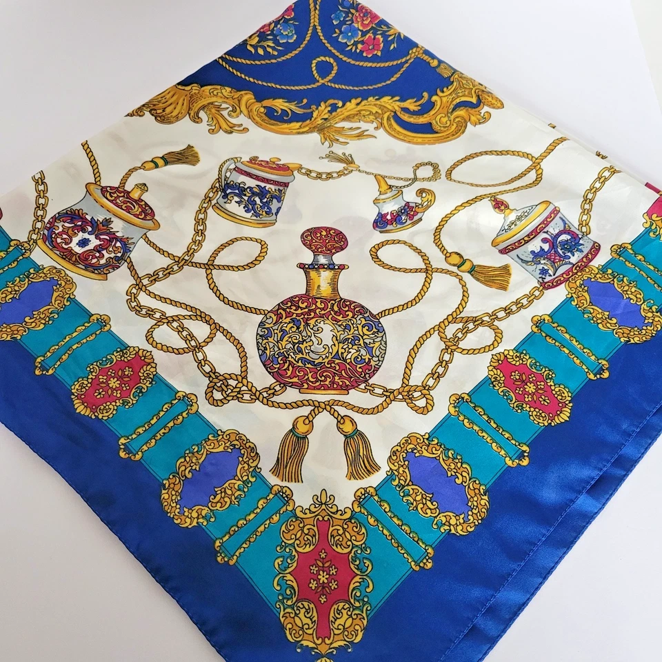 Lote De 5 Bufandas Cuadradas Rectángulas Vintage Cuello Estate Pelo Mod Retro Foto 3 de 4