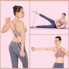 Resistance Bands with Foam Sport at Home Yoga Fitness Accessories Rubber 