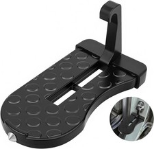 Car Door Step, Aluminum with 400lb Capacity, Anti-Slip Surface, Foldable for ...
